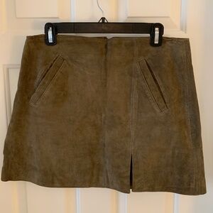 BlankNYC Suede Mini Skirt